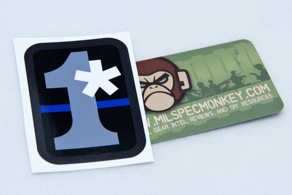 Mil-Spec Monkey 1 Assterisk Decal Sticker