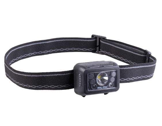 Mil-Tec Kopflampe Recharge GC260 Schwarz