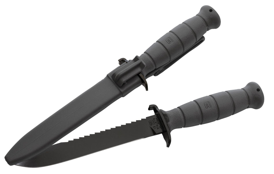 Glock Feldmesser 81 Grau mit Scheide