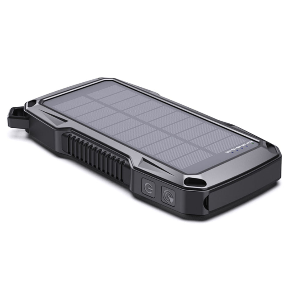 BasicNature Powerbank 10.000 mAh PD Survival mit Bewegungsmelder Alarm