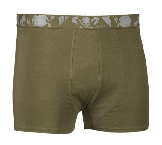 Mil-Tec Boxershort Skull 2er Pack Olive