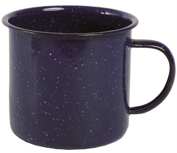 Mil-Tec Western Trinkbecher Emaille 680ml Blau