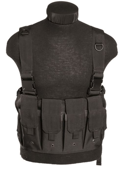 Mil-Tec Mag Carrier Chest Rig Schwarz