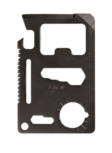 Mil-Tec Survival Tool Schwarz m. Hülle