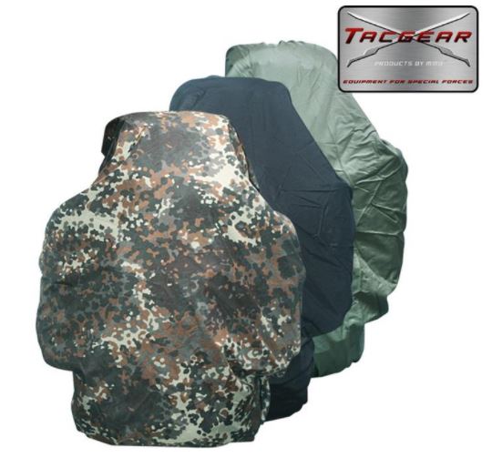 TACGEAR Rucksack Nässeschutz Rucksackhülle Cover Tarnbezug Regenschutz