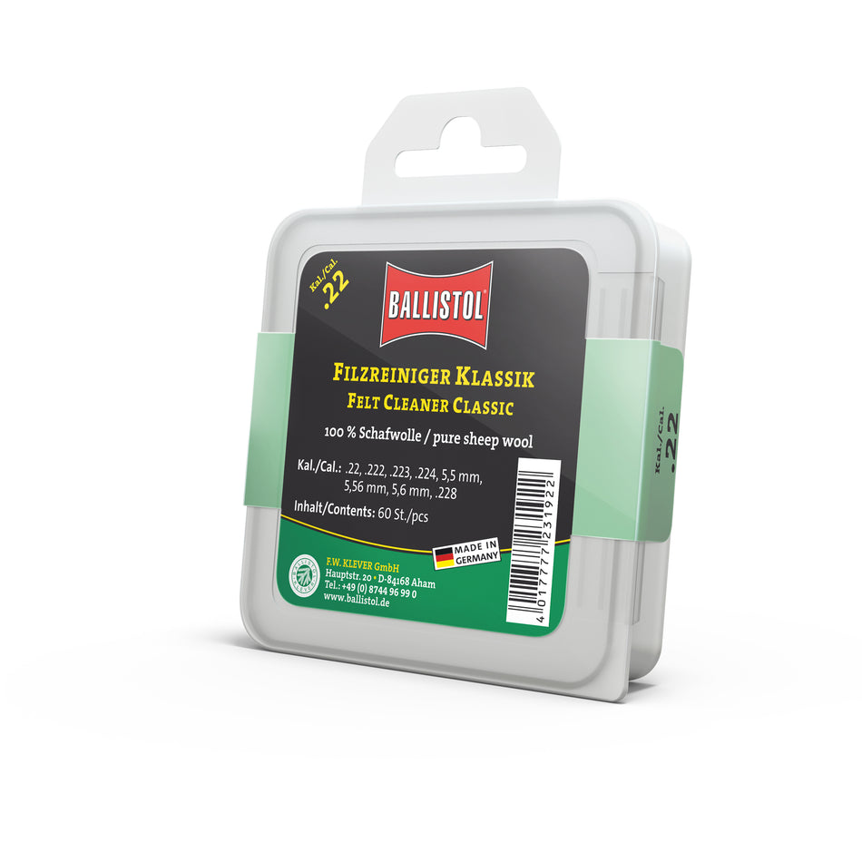 Ballistol Filzreiniger Klassik 100% Schafwolle -verschiedene Kaliber-