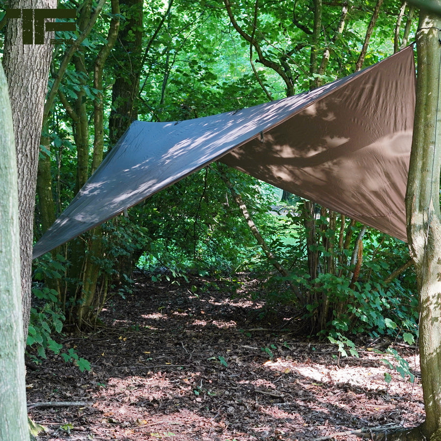 Taskforce 2215 Tarp 3x3 m – Leichte Allzweck-Plane für Outdoor-Abenteuer