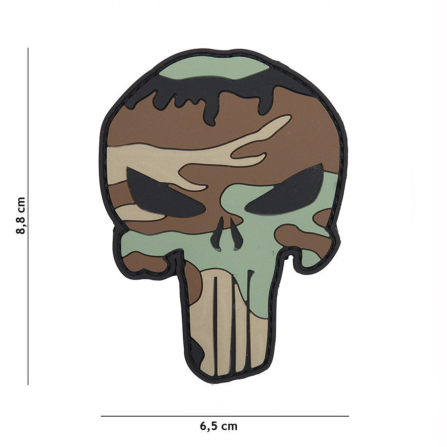 Patch 3D PVC Punisher Woodland