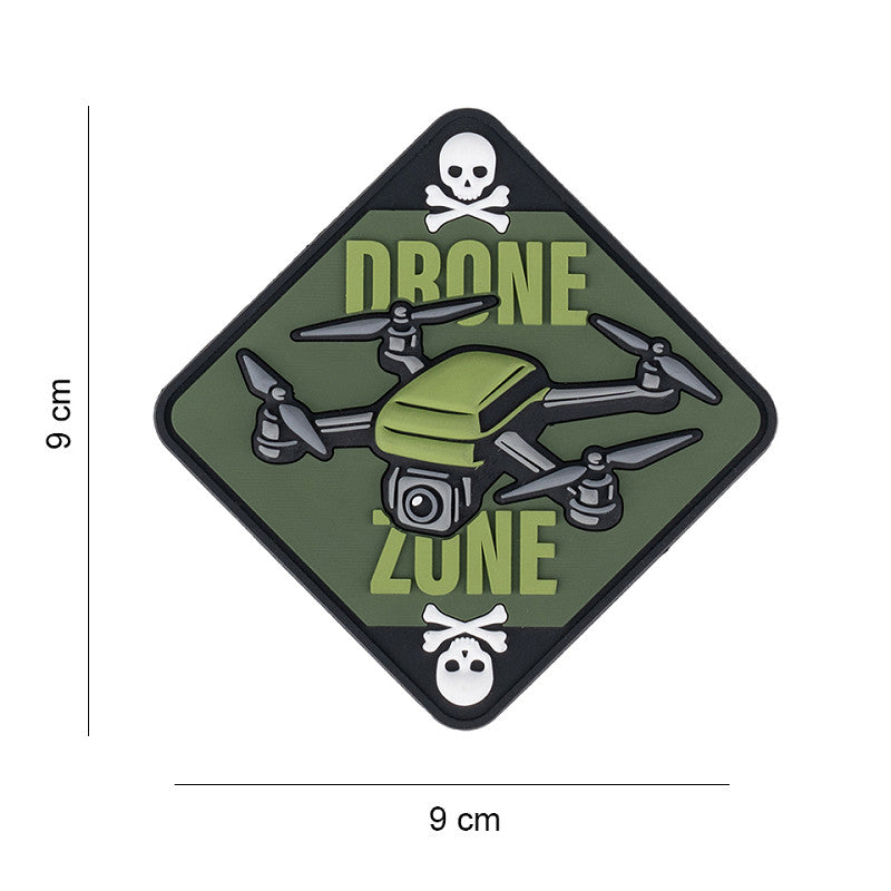 Patch 3D PVC Drone zone skull & bones