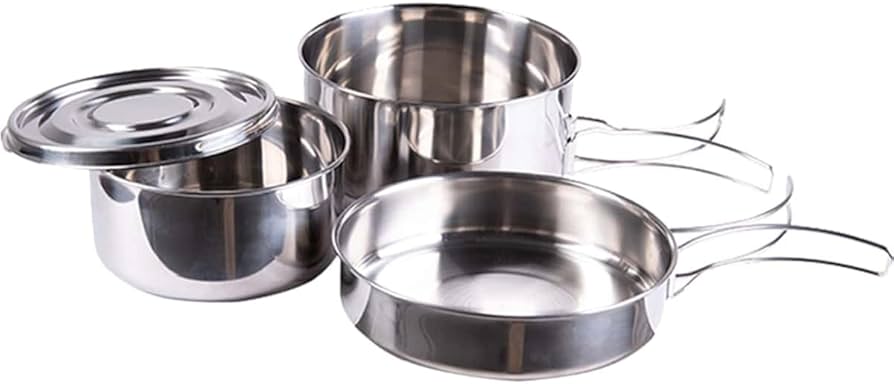 KOCH-SET ST/STEEL 4-TLG.