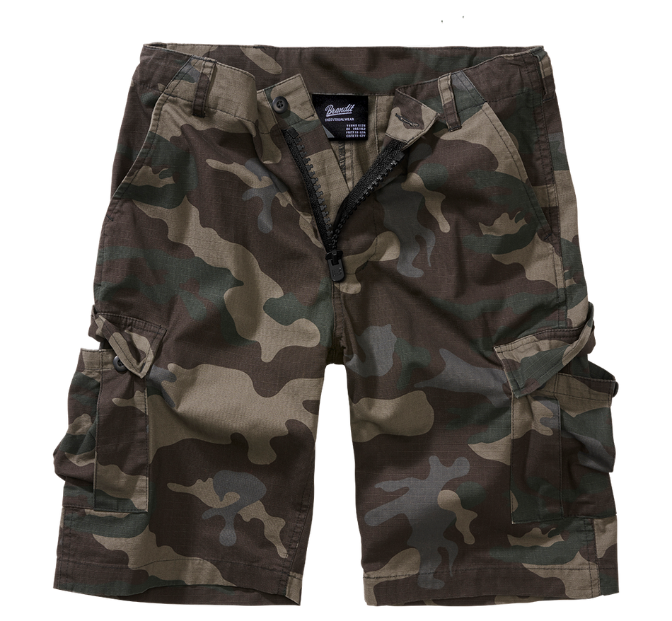 Brandit Kids BDU Ripstop Shorts darkcamo