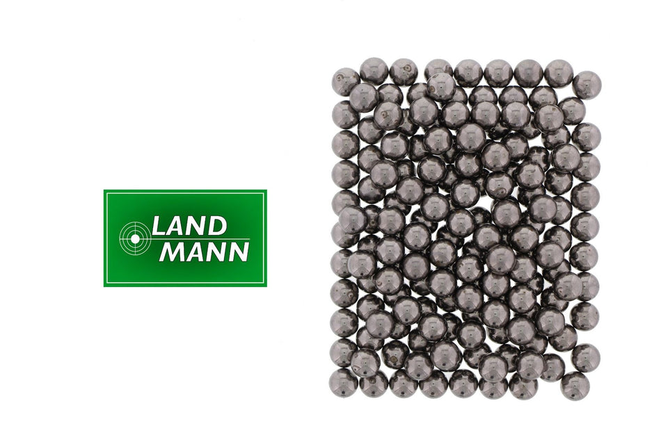 Landmann Stahlkugeln Steinschleuder Kugeln 9mm 100stk