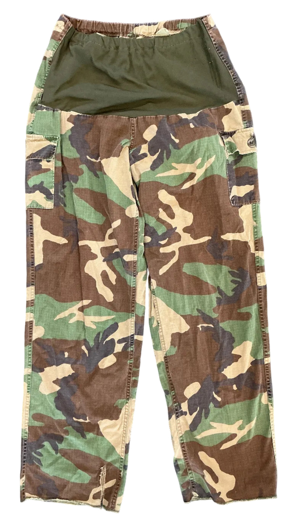 US Army Maternity Slacks Pant Umstandshose Schwangerschaftshose Woodland 16R (44/46)