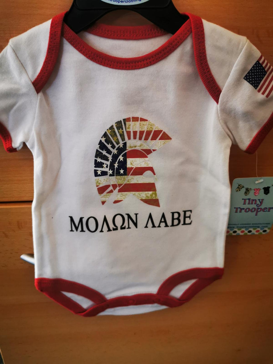 Trooper Clothing Baby Body Molon Labe