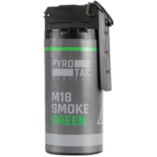 Pyrotac M18 Paintball / Airsoft Rauchgranate mit Kipphebel - verschiedene Farben -