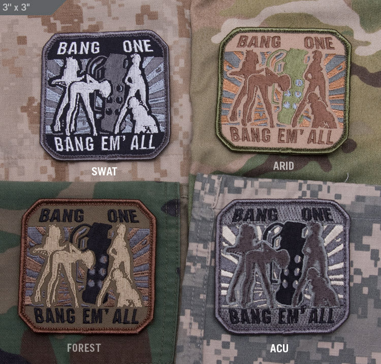 Mil Spec Monkey Patch Bang Em All Large