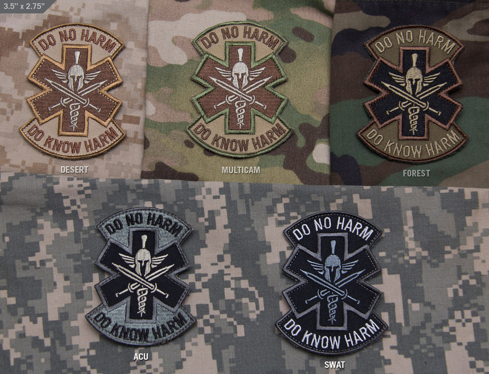 Mil Spec Monkey Patch Do No Harm - Spartan
