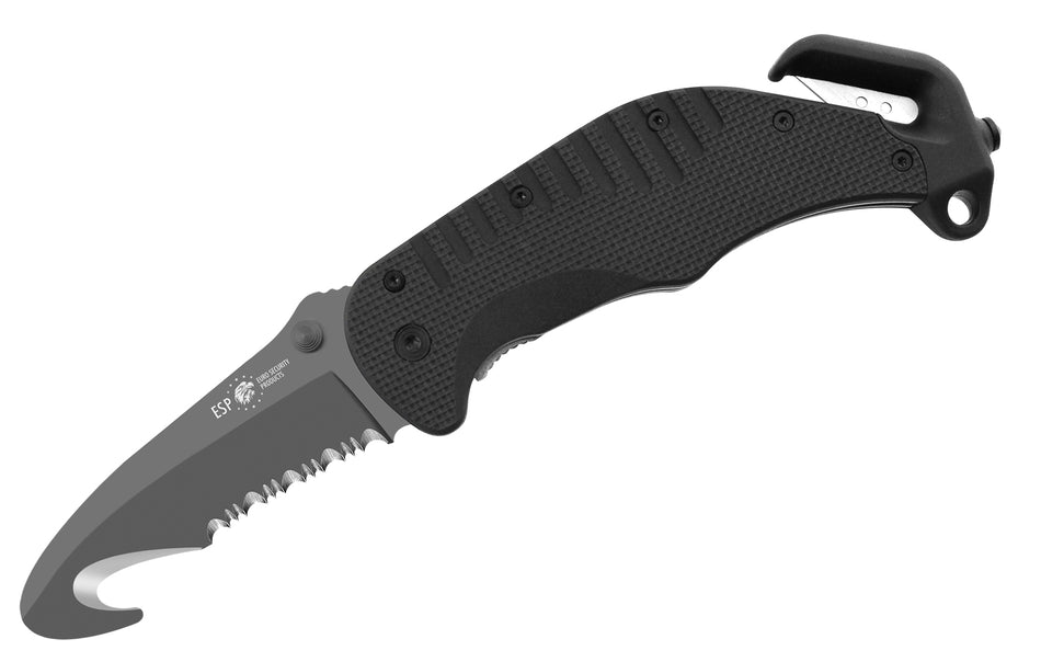 ESP Rescue Knive (Notfall Messer gerundete Spitze)