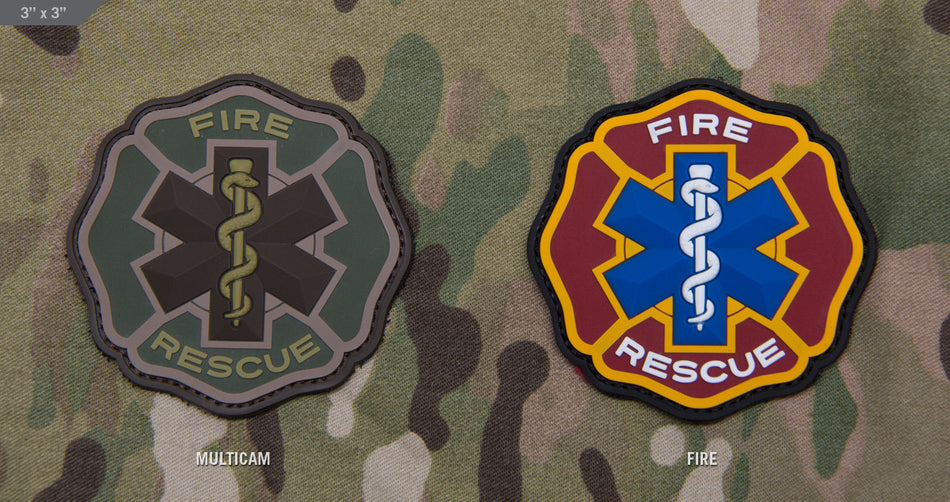 Mil Spec Monkey Patch Fire Rescue PVC