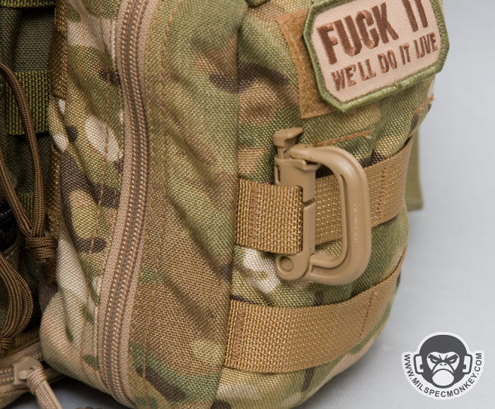 Mil Spec Monkey ITW Grimloc D Ring Carabiner
