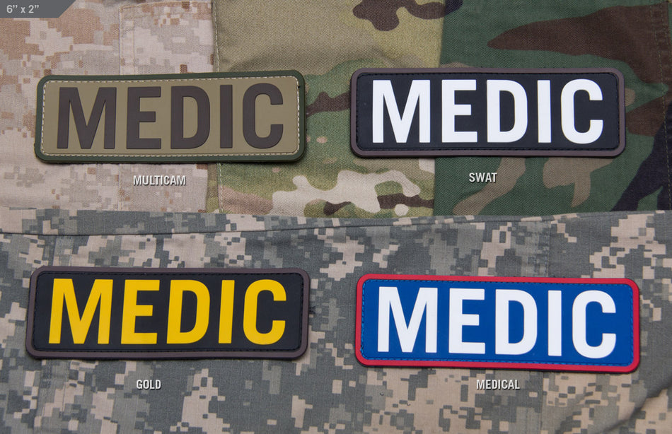 Mil Spec Monkey Patch Medic PVC 15x5cm