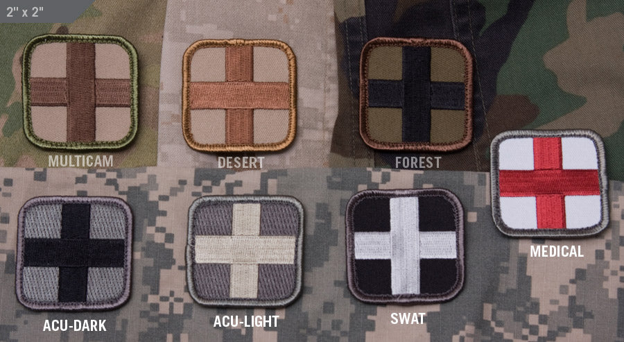 Mil Spec Monkey Patch Medic Square 2 inch