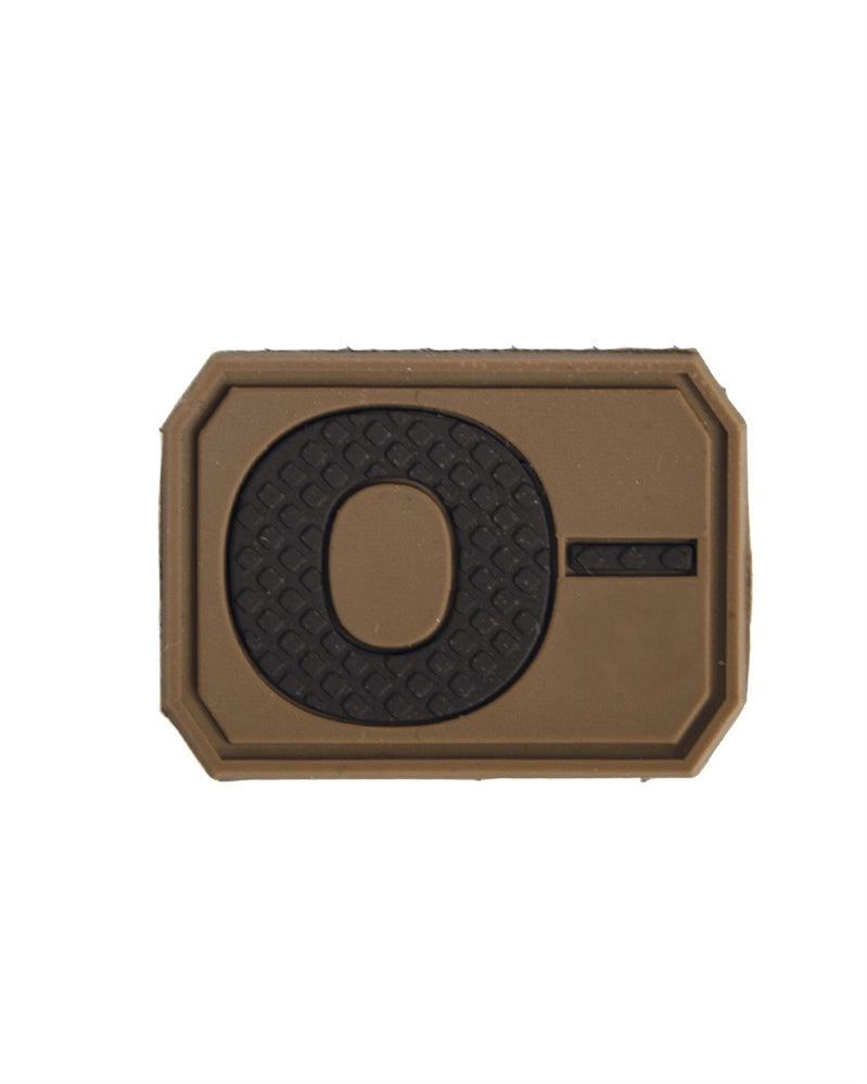 Mil-Tec PVC 3D Blood Patch Blutgruppenpatch 3,8x2,8cm