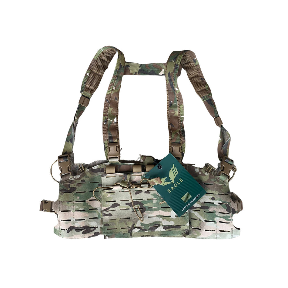 Eagle Industries MOLLE Multi-Mission Chest Rig Multicam + RFF Front Flap