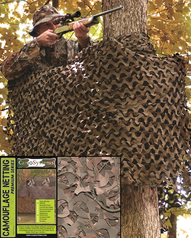 Basic Mil 3,0 x 6,0m Tarnnetz Woodland