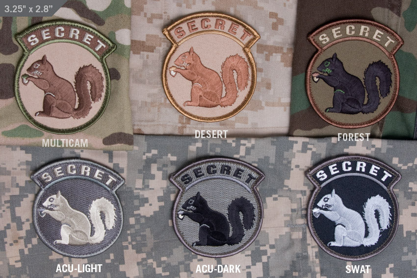 Mil Spec Monkey Patch Secret Squirrel