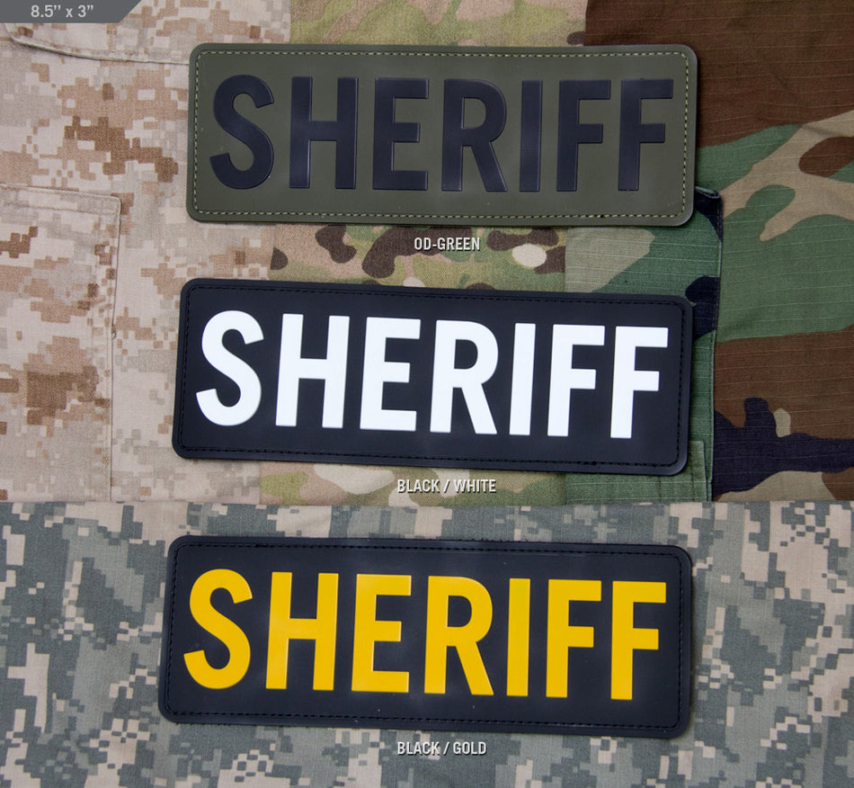Mil Spec Monkey Patch PVC SHERIFF 25,5x7,5cm