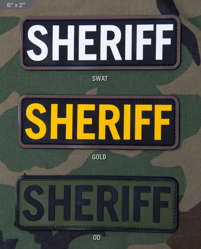 Mil Spec Monkey Patch SHERIFF PVC 15x5cm