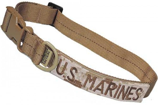 Cetacea Taktisches Hundehalsband U.S. MARINES mit Patch