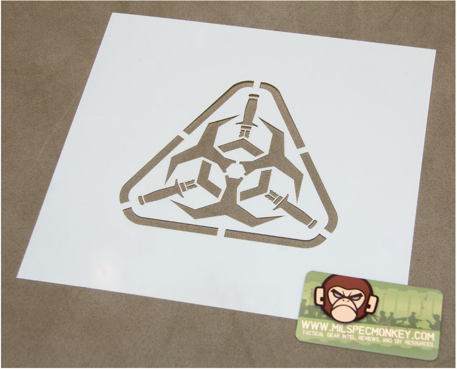 Milspec Monkey Spray Schablone Out Break