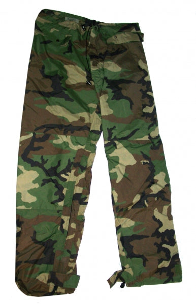 US Army ECWCS Cold Weather Nässeschutzhose Woodland Goretex